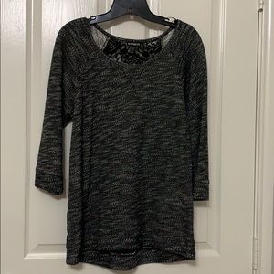 Express 3/4 sleeve lace top